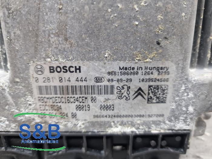 Engine management computer from a Peugeot Bipper (AA) 1.4 HDi 2009