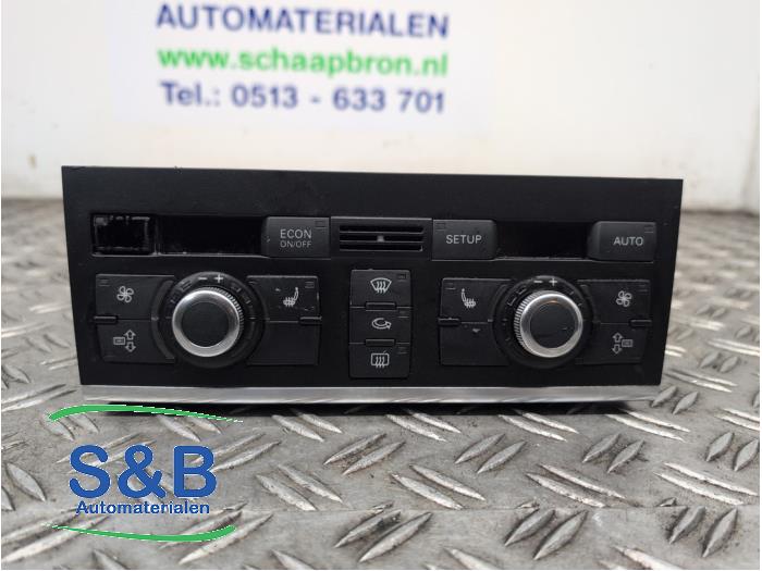 Używane Panel climatronic Audi Q7 (4LB) 3.0 TDI V6 24V Cena € 119,00 Procedura marży oferowane przez Schaap & Bron