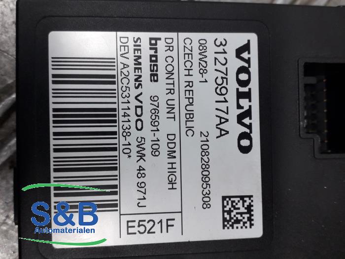 Używane Modul okna Volvo C30 (EK/MK) 1.8 16V Cena € 49,99 Procedura marży oferowane przez Schaap & Bron