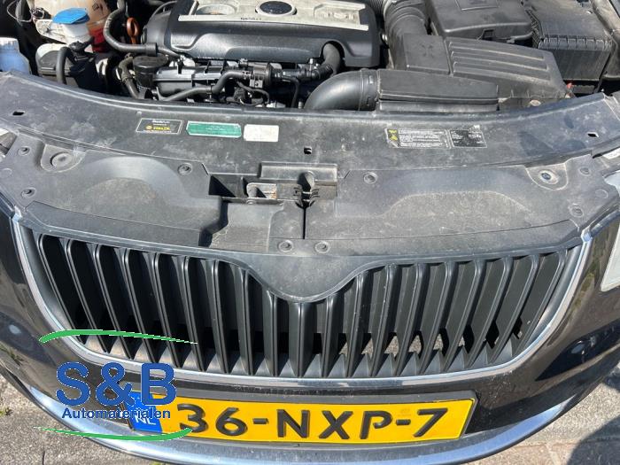 Używane Grill Skoda Superb Combi (3TAC/TAF) 1.8 TSI 16V Cena € 40,00 Procedura marży oferowane przez Schaap & Bron