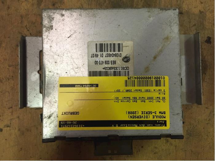 Używane Modul (rózne) BMW 3 serie (E90) 318i 16V Cena € 15,00 Procedura marży oferowane przez F. van den Mosselaar autodemontage