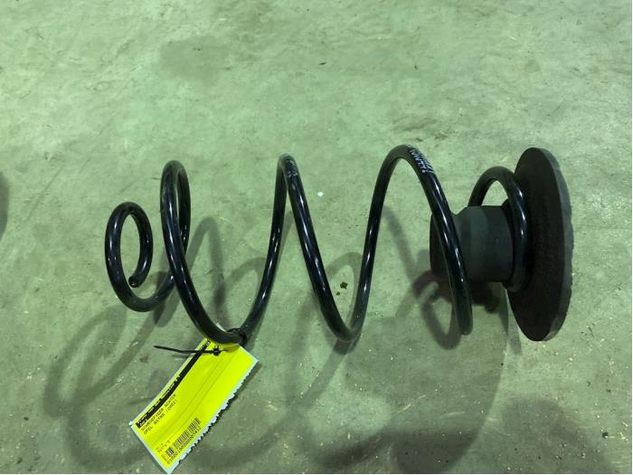 Rear coil spring from a Opel Astra G (F08/48) 1.6 16V 2002