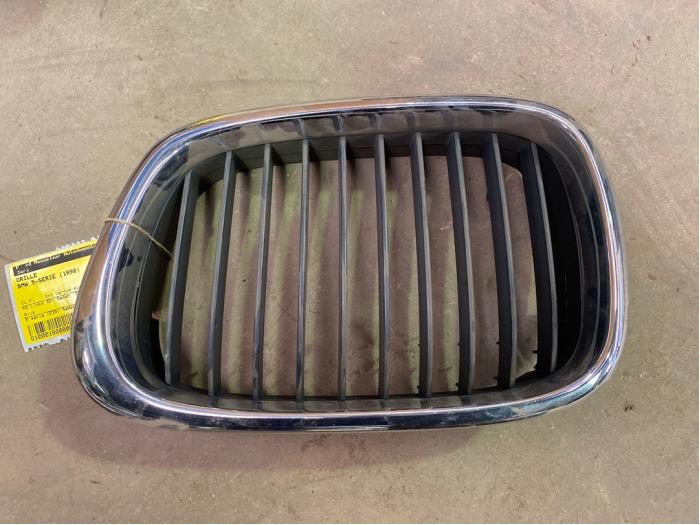 Begagnade Grill BMW 5 serie (E39) 530d 24V Pris € 15,00 Marginaltabell erbjuds av F. van den Mosselaar autodemontage