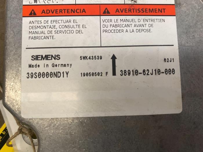 Airbag Module Suzuki Swift 1.3 VVT 16V 3891062J10