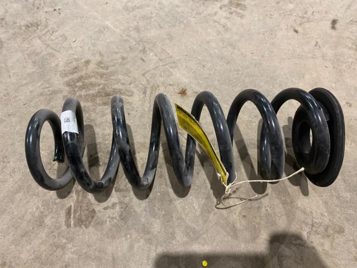 Rear coil spring from a Volkswagen Golf VII (AUA) 2.0 R-line 4Motion 16V 2018