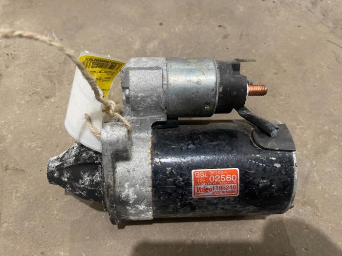 Gebrauchte Anlasser Kia Picanto (BA) 1.0 12V Preis € 35,00 Margenregelung angeboten von F. van den Mosselaar autodemontage