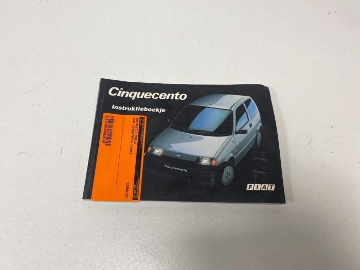 Używane Instrukcja Fiat Cinquecento Cena € 10,00 Procedura marży oferowane przez F. van den Mosselaar autodemontage