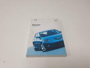 Used Instruction Booklet Mazda 3 (BK12) Price € 10,00 Margin scheme offered by F. van den Mosselaar autodemontage