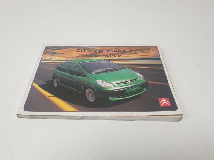 Używane Instrukcja Citroen Xsara Picasso (CH) Cena € 10,00 Procedura marży oferowane przez F. van den Mosselaar autodemontage