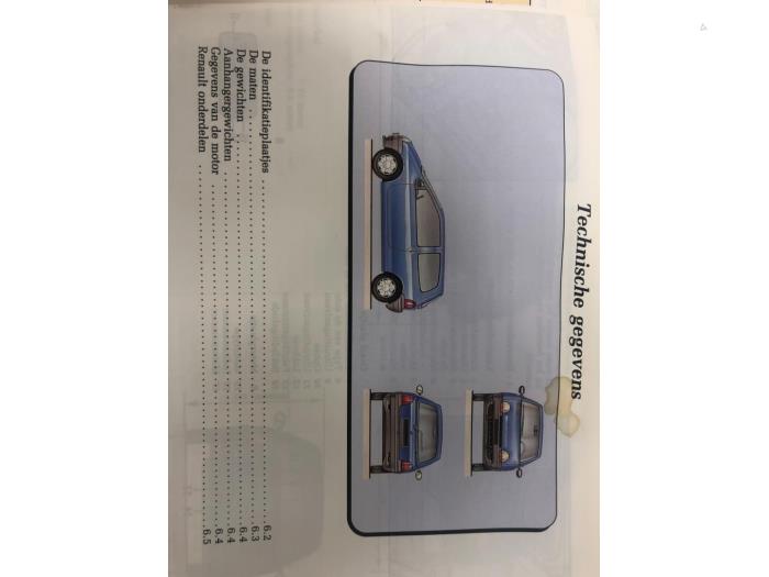 Livret d'instructions d'un Renault Twingo (C06)  1994
