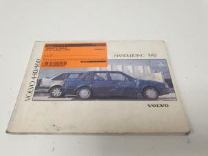 Used Instruction Booklet Volvo 460 Price € 10,00 Margin scheme offered by F. van den Mosselaar autodemontage