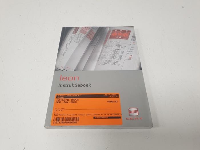 Używane Instrukcja Seat Leon (1M1) Cena € 10,00 Procedura marży oferowane przez F. van den Mosselaar autodemontage