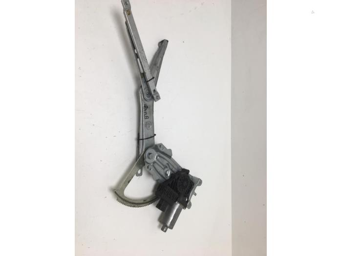 Door window regulator with motor