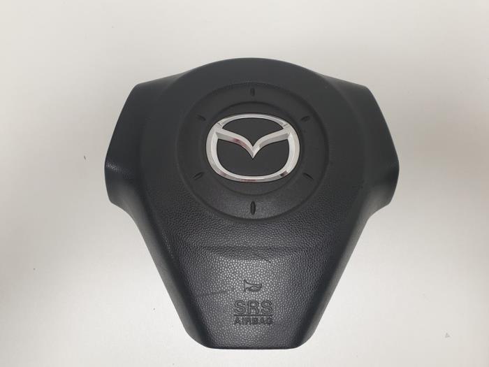Left airbag (steering wheel) from a Mazda 5 (CR19) 1.8i 16V 2008