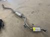 Exhaust central + rear silencer from a BMW 1 serie (E87/87N) 120d 16V 2006