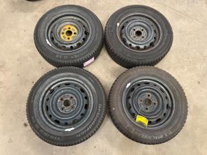 Used Set of wheels + winter tyres Mazda 2 (DE) 1.5 16V S-VT Price € 150,00 Margin scheme offered by F. van den Mosselaar autodemontage
