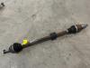 Front drive shaft, right from a Renault Captur (2R), 2013 0.9 Energy TCE 12V, SUV, Petrol, 898cc, 66kW (90pk), FWD, H4B408; H4BB4, 2015-03, 2R04; 2R05; 2RA1; 2RA4; 2RA5; 2RB1; 2RD1; 2RE1 2017