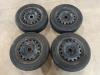 Set of wheels + winter tyres from a Toyota Auris (E18), 2012 / 2019 1.3 VVT-I 16V, Hatchback, 4-dr, Petrol, 1.329cc, 73kW (99pk), FWD, 1NRFE, 2012-10 / 2019-03, NRE180L-DH; NRE180R-DH 2015