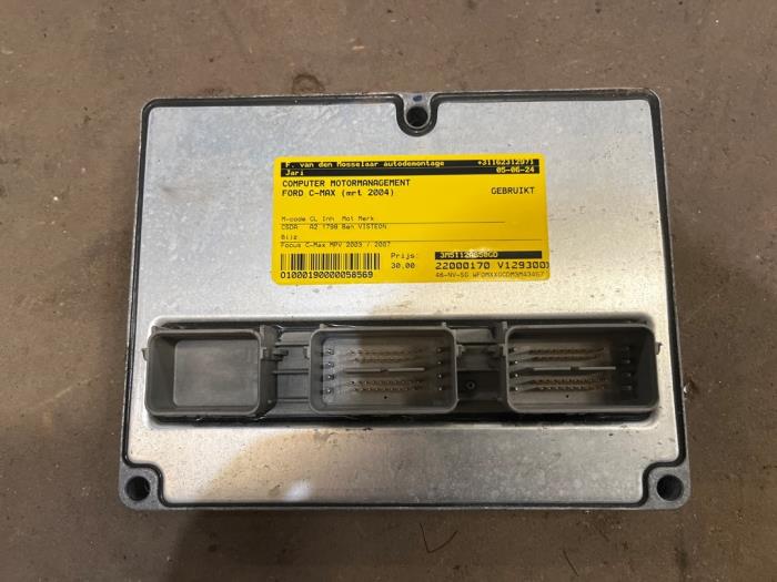 Engine management computer Ford Focus C-Max, 2003 / 2007 1.8 16V, MPV, Petrol, 1.798cc, 88kW (120pk), FWD, CSDA; CSDB, 2003-10 / 2007-03, DMW (Used)