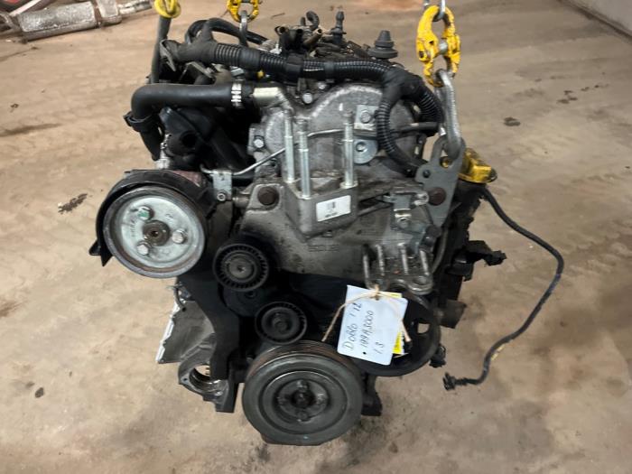 Moteur Fiat 1.3D 199A3000 - Environs 77000Km - Pour Doblo, Fiorino, Punto, Qubo - Occasion Incomplet