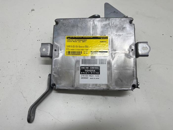 Used Engine management computer Toyota Prius (NHW20) 1.5 16V Price € 50,00 Margin scheme offered by F. van den Mosselaar autodemontage