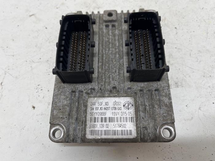 Engine management computer Fiat Idea (350AX), 2003 / 2012 1.4, MPV, Petrol, 1.368cc, 57kW (77pk), FWD, 350A1000, 2005-10 / 2012-12, 350AXF1A (Used)