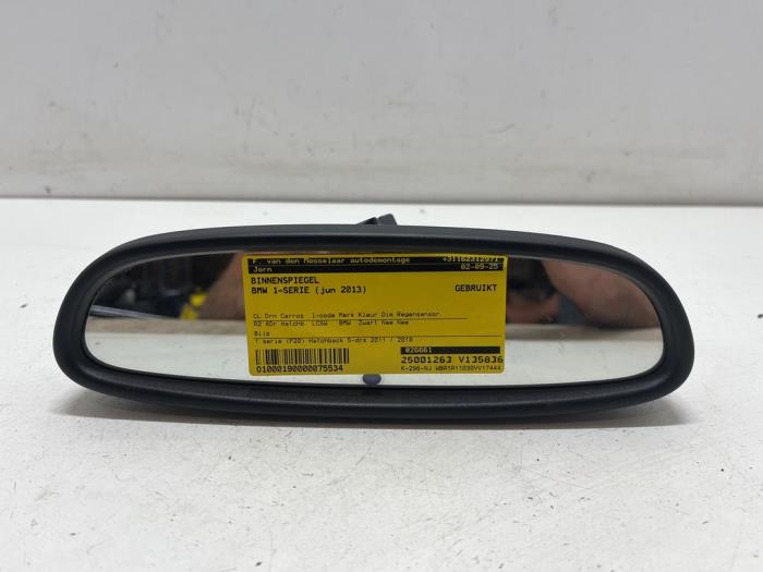 Używane Lusterko wewnetrzne BMW 1 serie (F20) 114i 1.6 16V Cena € 25,00 Procedura marży oferowane przez F. van den Mosselaar autodemontage