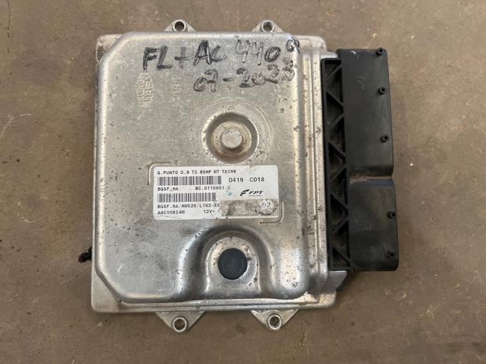 Engine management computer Fiat Punto III (199), 2012 0.9 TwinAir, Hatchback, Petrol, 875cc, 63kW (86pk), FWD, 312A2000, 2012-03, 199AYA; 199BYA (Used)