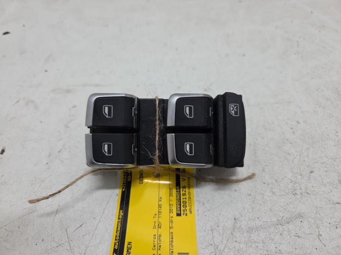 Usados Interruptor combinado de ventanillas Audi A3 Sportback (8VA/8VF) 1.4 16V g-tron Precio € 25,00 Norma de margen ofrecido por F. van den Mosselaar autodemontage