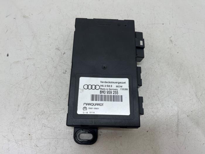 Usagé Ordinateur toit escamotable Audi A4 Cabriolet (B6) 1.8 T 20V Prix € 135,00 Règlement à la marge proposé par F. van den Mosselaar autodemontage