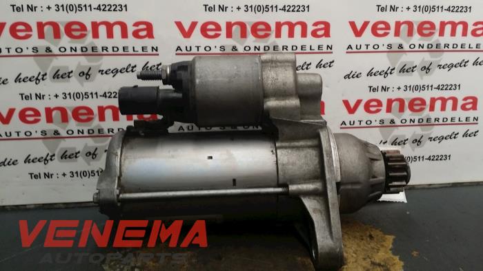 Begagnade Startmotor Volkswagen Golf VII (AUA) 1.4 TSI 16V Pris € 13,99 Marginaltabell erbjuds av Venema Autoparts