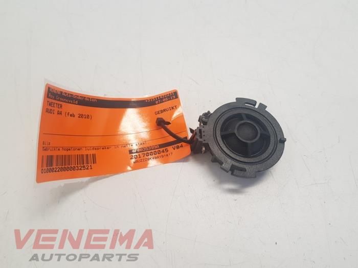 Begagnade Diskanthögtalare Audi A4 (B8) 2.0 TDI 16V Pris € 9,99 Marginaltabell erbjuds av Venema Autoparts