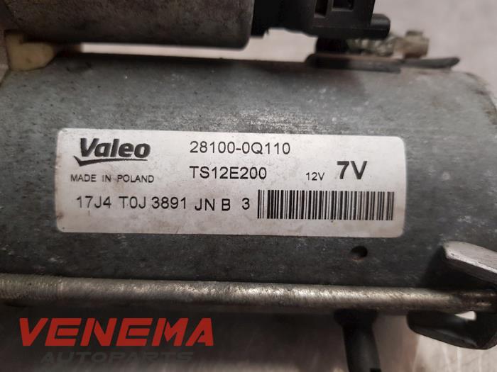 Motor de arranque de un Toyota Aygo (B40) 1.0 12V VVT-i 2018
