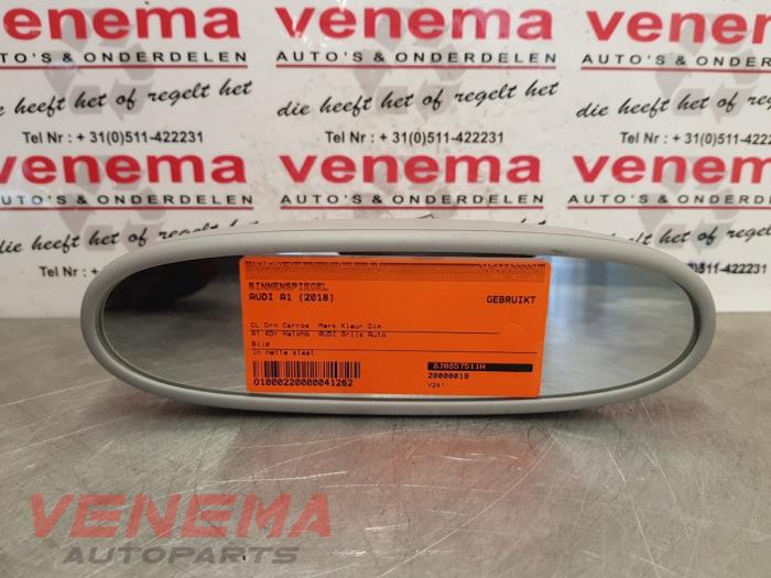 Używane Lusterko wewnetrzne Audi A1 Sportback (8XA/8XF) 1.0 TFSI Ultra 12V Cena € 14,99 Procedura marży oferowane przez Venema Autoparts