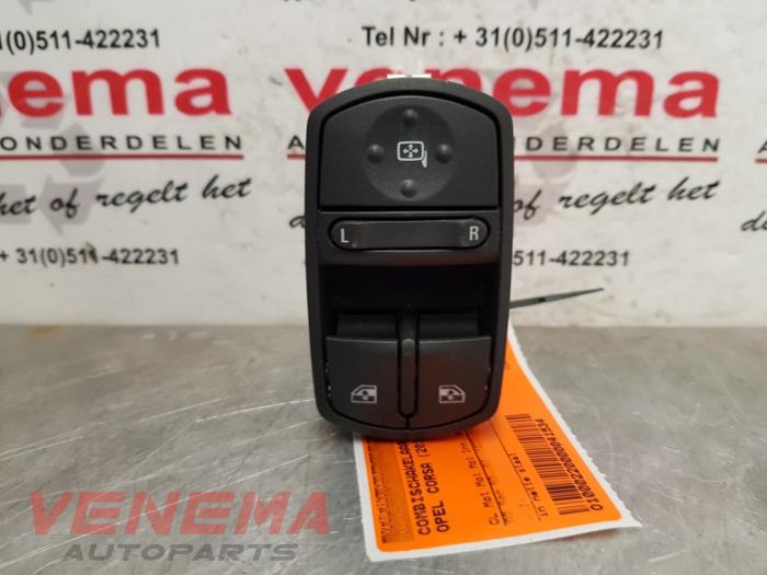 Usados Interruptor combinado de ventanillas Opel Corsa D 1.2 16V Precio € 9,99 Norma de margen ofrecido por Venema Autoparts