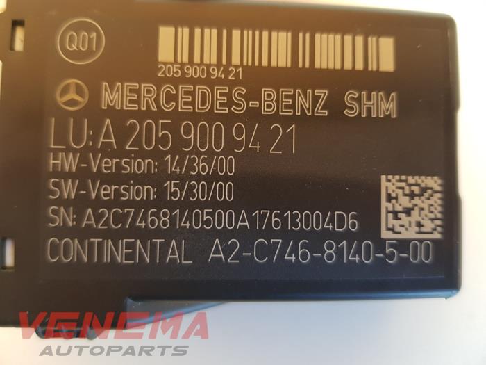Seat computer from a Mercedes-Benz C Estate (S205) C-250 CDI BlueTEC, C-250 d 2.2 16V 4-Matic 2017