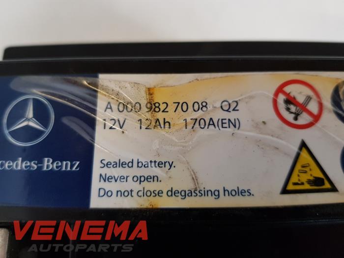 Battery back-up from a Mercedes-Benz C Estate (S204) 2.2 C-200 CDI 16V BlueEFFICIENCY 2014