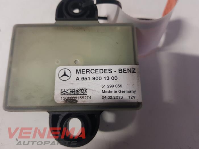 Glow plug relay Mercedes A 1.5 A180 CDI, A180d 16V A6519001300