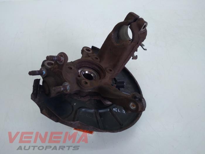 Knuckle, front right from a Volkswagen Touran (1T1/T2) 1.6 FSI 16V 2005