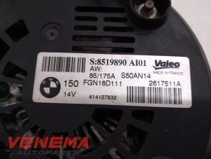 Dynamo van een BMW 1 serie (F20) 114d 1.6 16V 2015