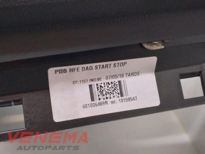 Airbag set + dashboard van een Renault Kadjar (RFEH) 1.2 Energy TCE 130 2018