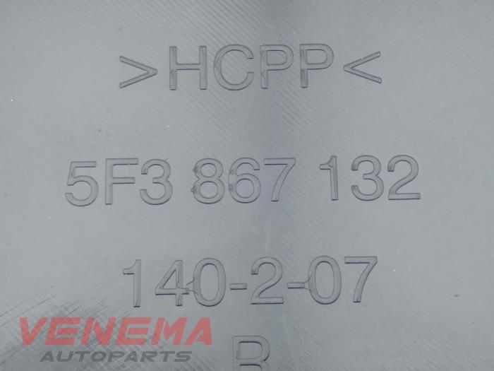 Revêtement portière haut 2portes droite d'un Seat Leon SC (5FC) 2.0 TDI FR 16V 2015