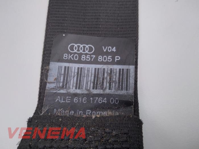 Ceinture arrière droit d'un Audi A5 Sportback (8TA) 2.0 TFSI 16V 2011