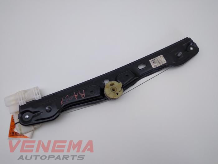 Door window regulator with motor