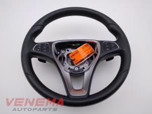 Used Steering wheel Mercedes C (W205) C-200 2.0 CGI 16V Price € 149,99 Margin scheme offered by Venema Autoparts