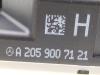 Ignition lock + key from a Mercedes-Benz C (W205) C-200 2.0 CGI 16V 2017