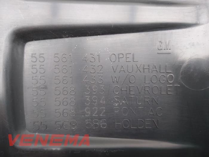 Plyta ochronna silnika z Opel Adam 1.2 16V 2015