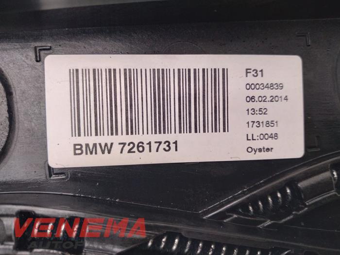 Techo panorámico de un BMW 3 serie Touring (F31) 320i 2.0 16V 2015
