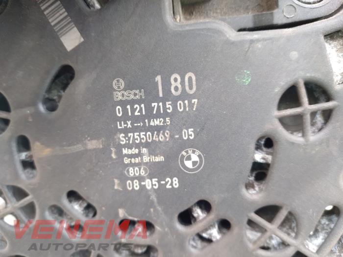 Dynamo van een BMW 1 serie (E81) 116i 1.6 16V 2008