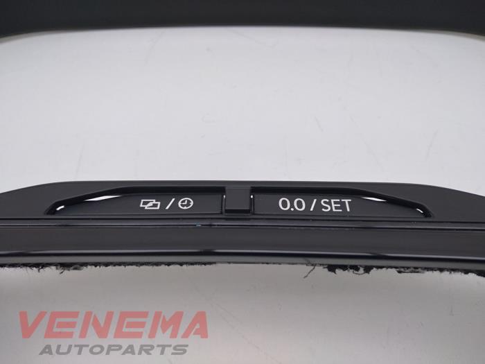 Odometer decorative strip from a Volkswagen Polo VI (AW1) 1.0 TSI 12V 2019